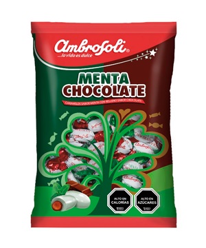 CARAMELOS AMBROSOLI 430GR CHOCO MENTA