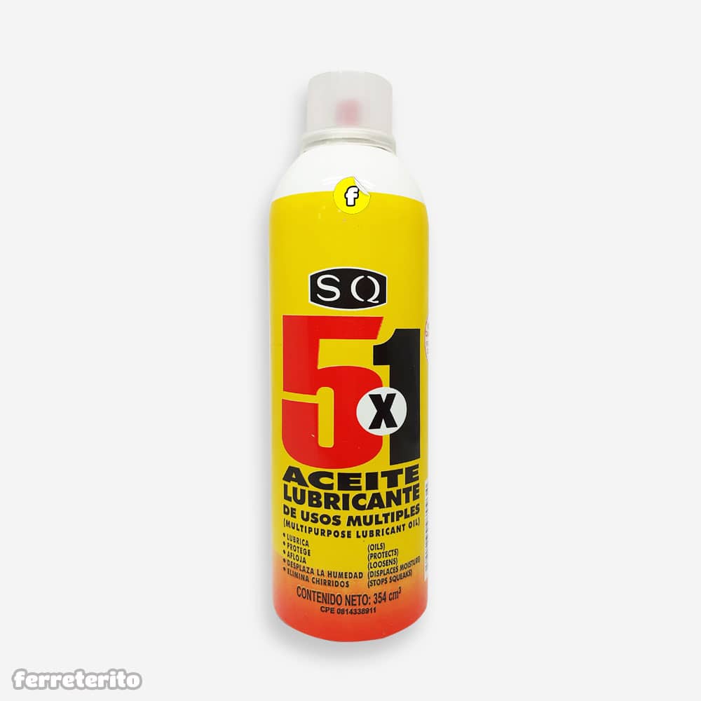 ACEITE LUBRICANTE SQ 5X1 354 CM3 SQ0054