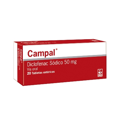 CAMPAL 50MG X 20TABL DICLOFENAC SOD MEYER
