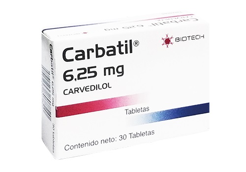 CARBATIL 6,25MG X 30TAB CARVEDILOL BIOTECH 