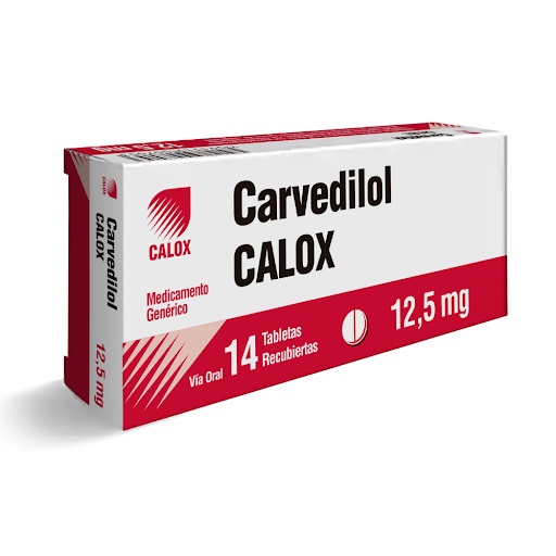CARVEDILOL 12,5MG X 14 TABLETAS CALOX