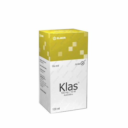 KLAS JARABE 100MG 10ML X 120ML ELMOR