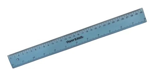 REGLA PAPER MATE 30CM PLASTICA