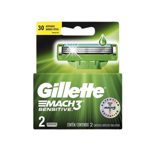 CARTUCHO GILLETTE MACH3 SENSITIVE X2