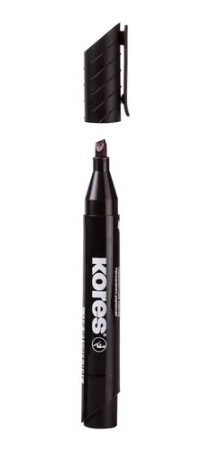 MARCADOR PERMA KORES BISELAR NEGRO XP2