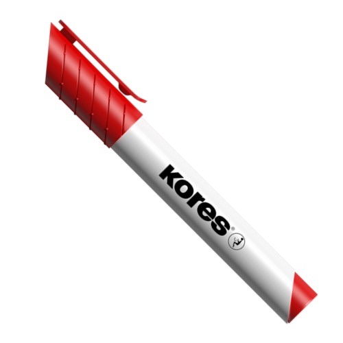 MARCADOR PIZARRA KORES BISELAR ROJO