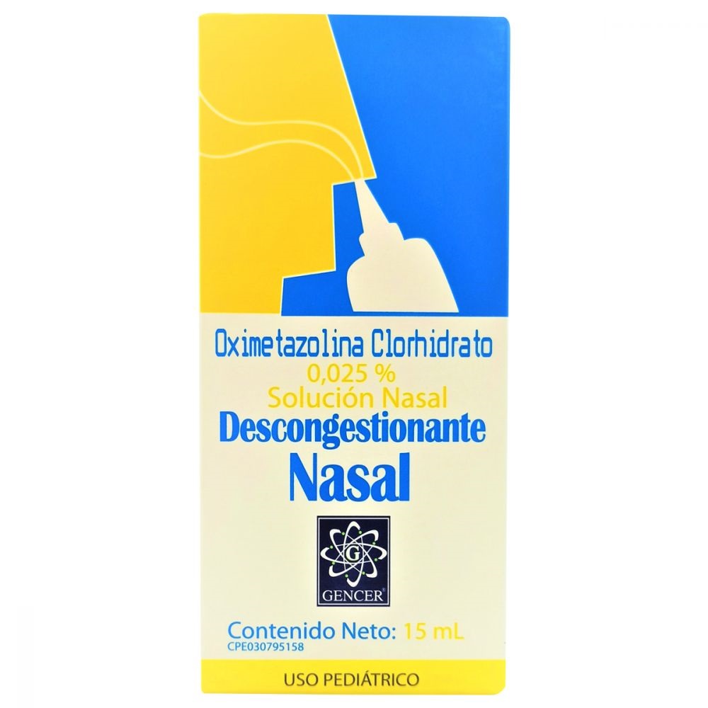 OXIMETAZOLINA PED 0,025 % X 15ML GENCER
