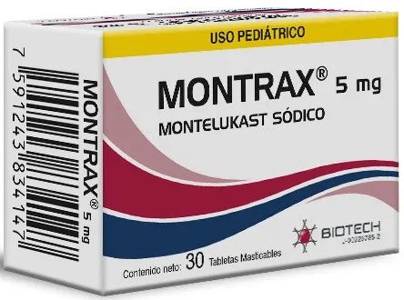 MONTRAX PED 5MG X 30 TABLETAS BIOTECH