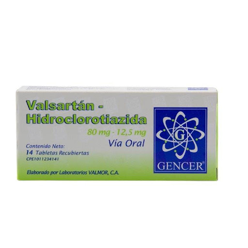 VALSARTAN HCT 80MG 12,5MG X 14TAB GENCER