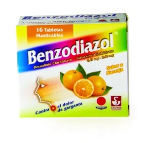 BENZODIAZOL NARANJA X 16 PASTILLAS MAST MEYER