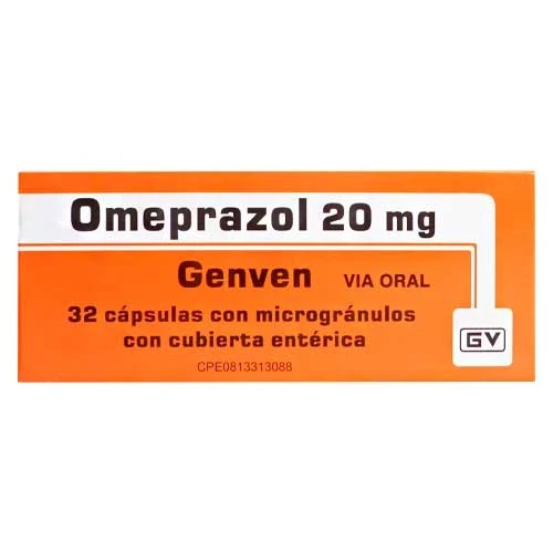 OMEPRAZOL 20MG X 32 CAPSULAS GENVEN