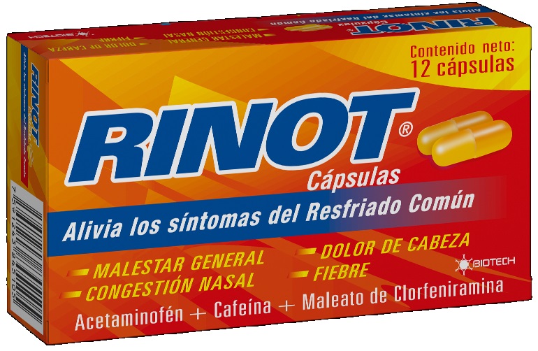 RINOT BIOTECH X 12 CAPSULAS