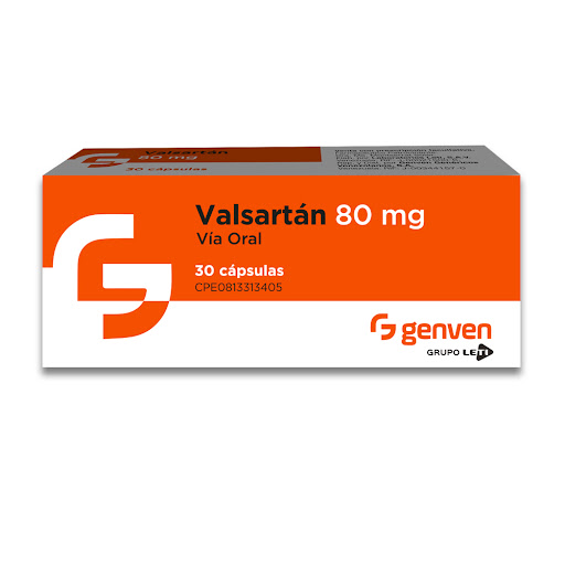 VALSARTAN 80MG X 30 CAPS GENVEN
