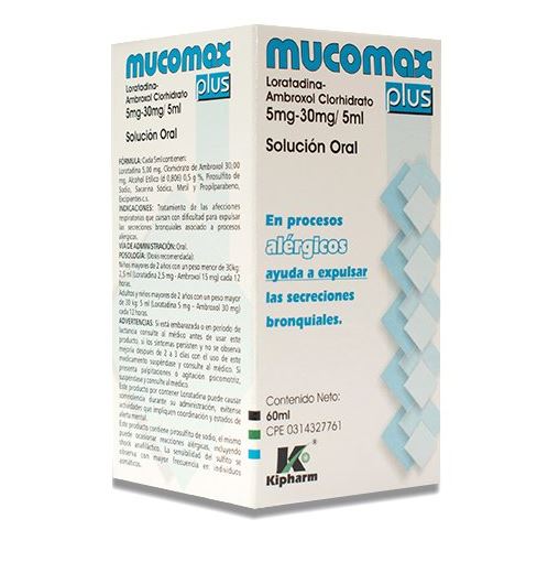 MUCOMAX PLUS 5MG 30MG 5ML X 60ML KIMICEG