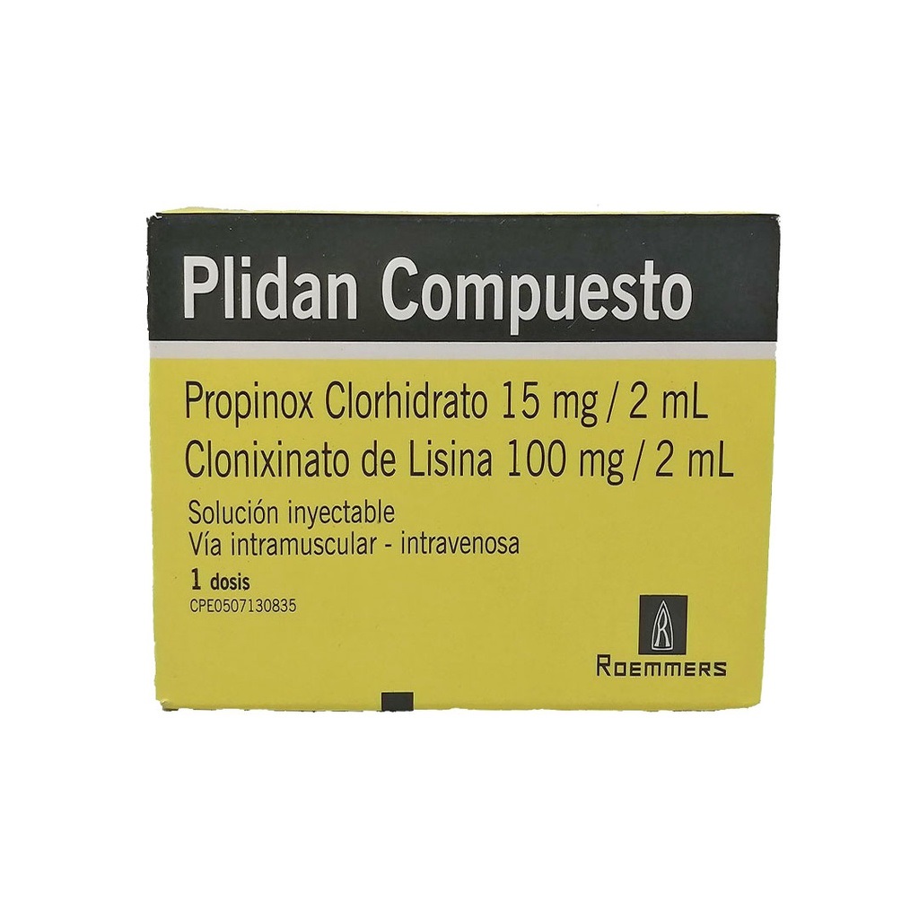 PLIDAN COMP 15MG 100MG 2MLX1AMP MEGALABS