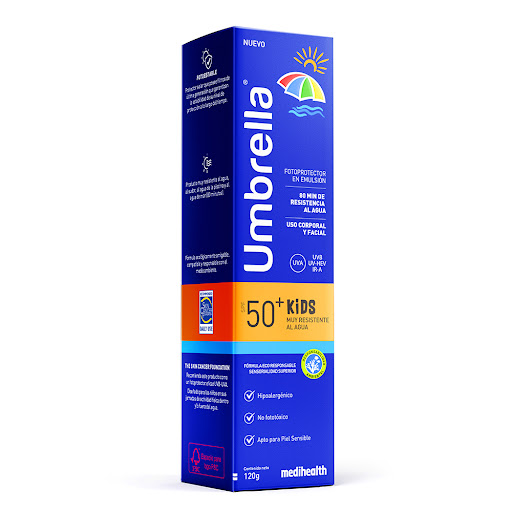 UMBRELLA KIDS 50SFP X 120GR EMULSION MEDIHEALTH
