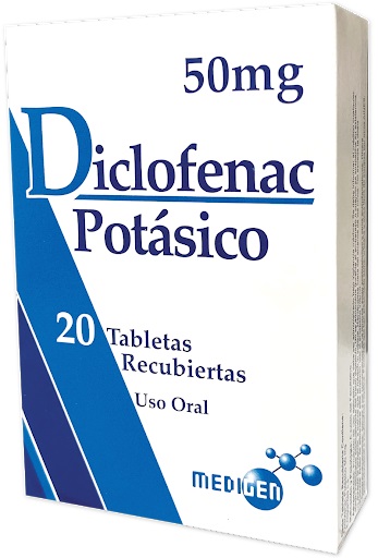 DICLOFENAC POTASICO 50MGX10TAB MEDIGEN