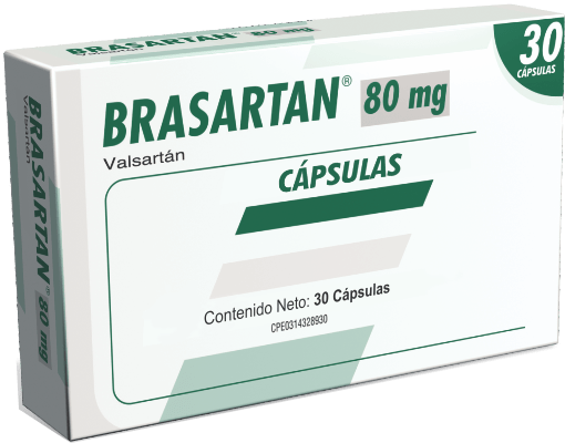 BRASARTAN 80MG X 30CAPS FARMA
