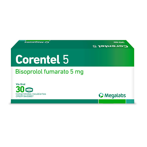 CORENTEL 5MG X 30COMP BISOPROLOL MEGALABS
