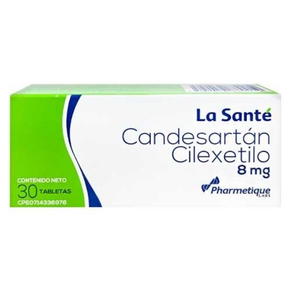 CANDESARTAN 8MG X 30TAB  LA SANTE