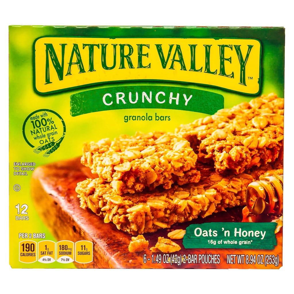 BARRA NATURE VALLEY 6UND 253G AVENA ALME