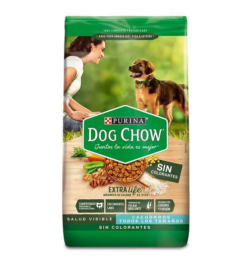 ALIMENTO P/PERRO DOG CHOW 2KG CACHORRO SIN COLORANTE