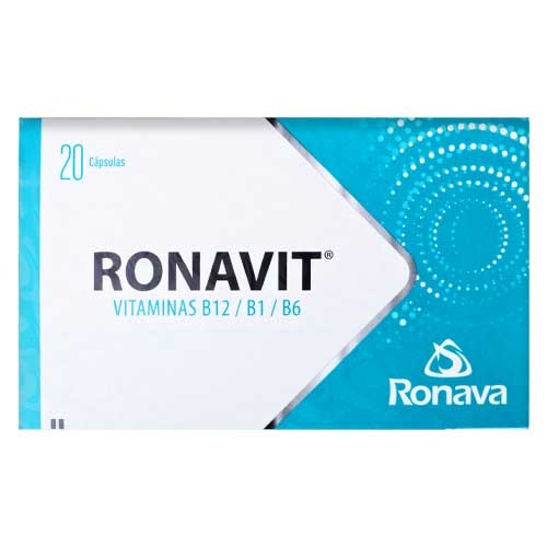 RONAVIT VIT B12 B1 B6 X 20CAPS RONAVA