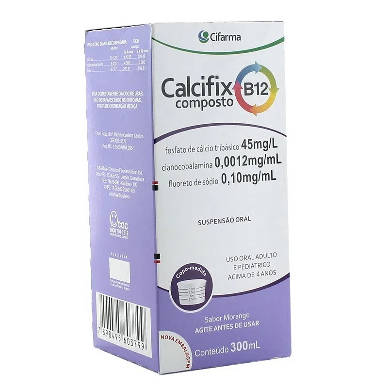 CALCIFIX B12 SUSPENSION ORAL  300ML CIFARMA