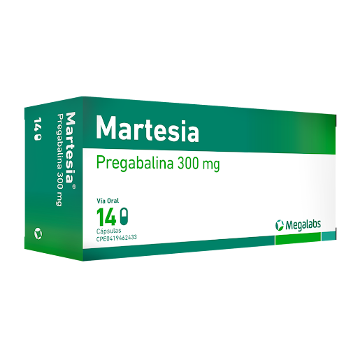 MARTESIA 300MG X 14CAPS PREGABALINA MEGALABS