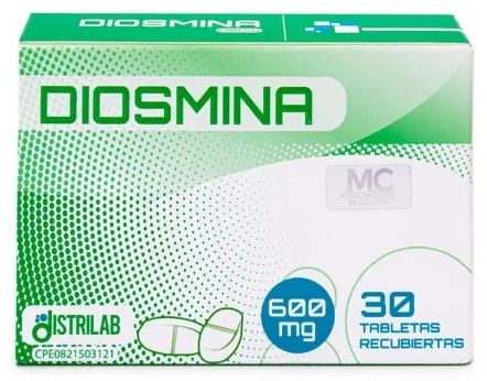DIOSMINA 600MG X 30TABLETAS DISTRILAB