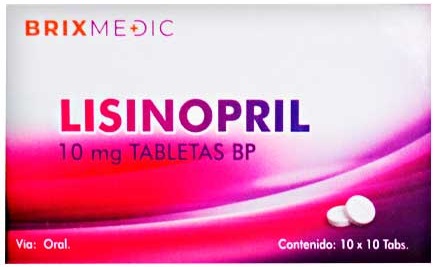LISINOPRIL 10MG X 10TAB BLIS BRIXMEDIC