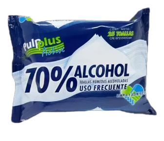 TOALLAS HUMEDAS PULPLUS 25UND ANTIBACTERIALES