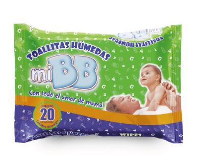 TOALLAS HUMEDAS MI BB 20UND VIAJERA