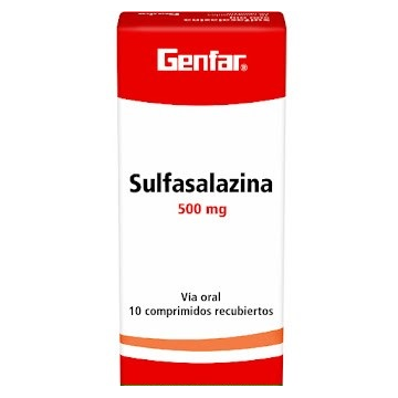 SULFASALAZINA 500MG X 10TABL GENFAR