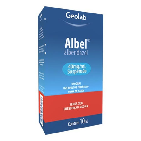 ALBEL ALBENDAZOL SUSP 40ML/MLX10ML GEOLAB
