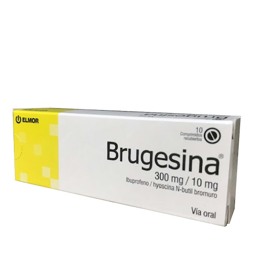 BRUGESINA 300MG 10MG X 10TABLETAS ELMOR
