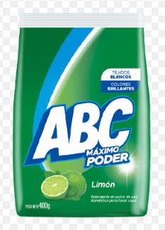 DETERGENTE ABC 800GR LIMON MULTI POLVO