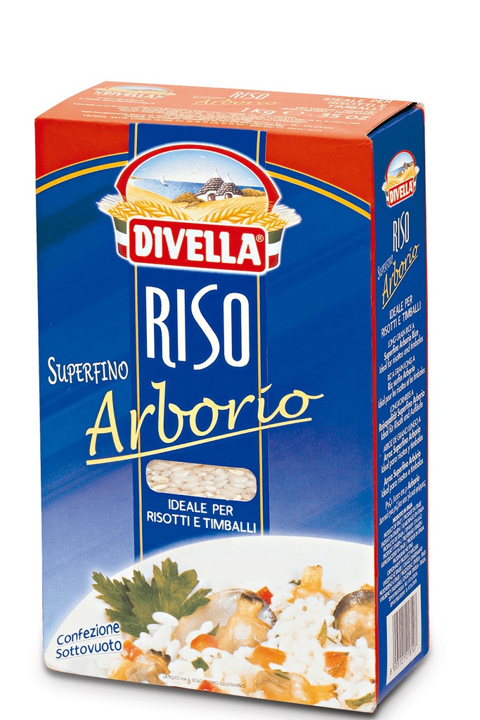 ARROZ ARBORIO DIVELLA 1KG