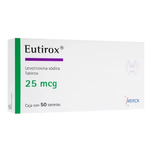 EUTIROX 25MCG X 50TABL LEVOTIROXINA MERCK