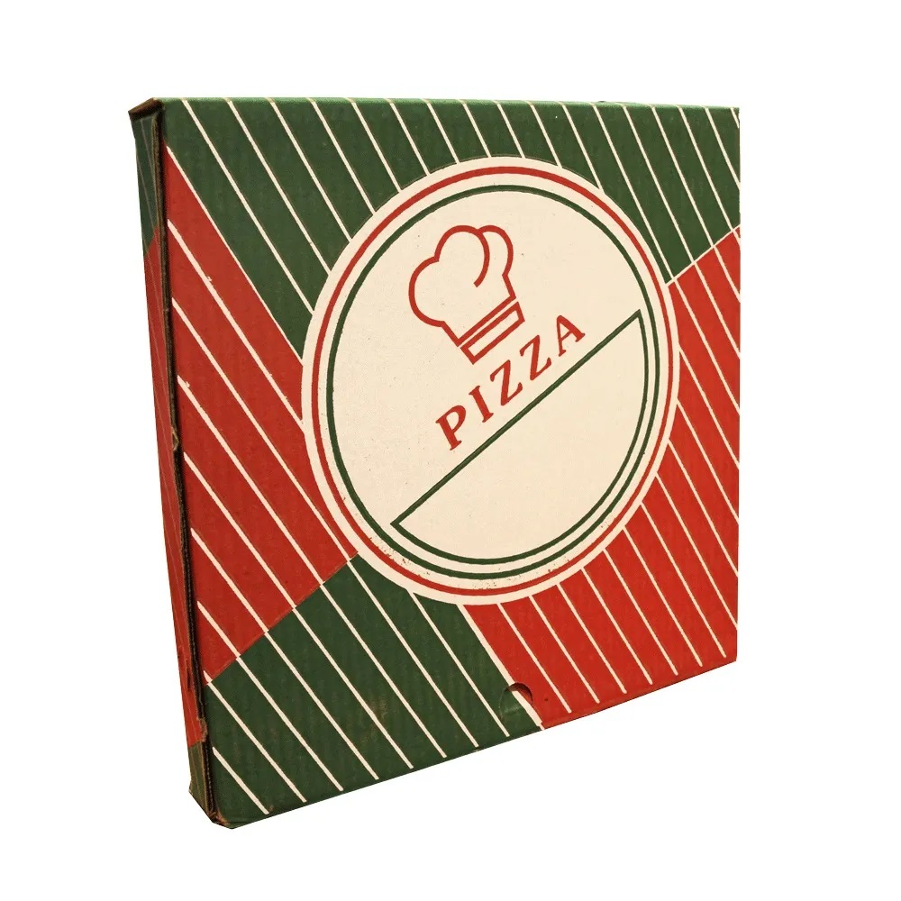 CAJA DE PIZZA 33X33 CORRUGADA CON DISEÑO