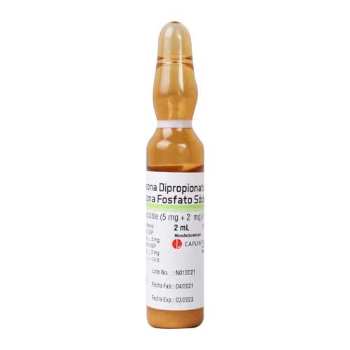 BETAMETASONA DIP/FOS 5MG 2MGX1AMP CAPLIN