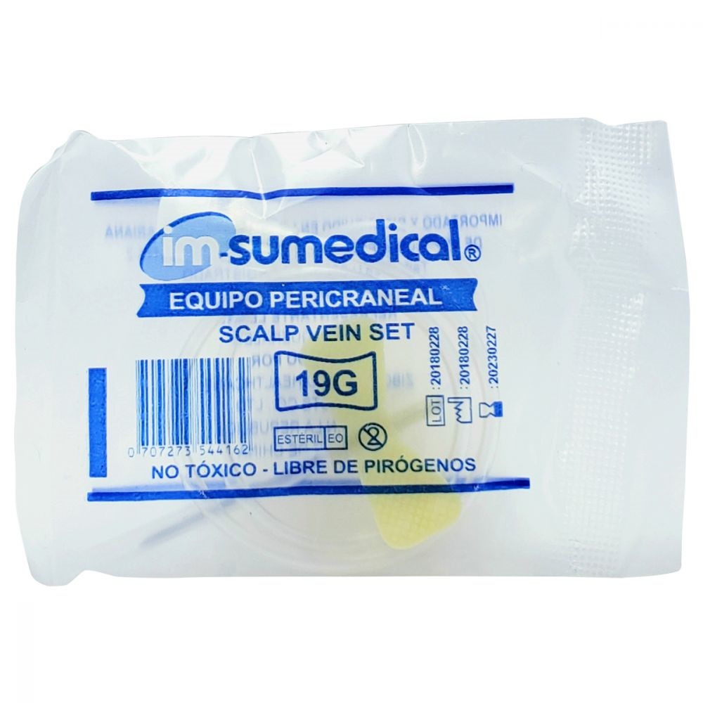 SCALP VEIN SET 19G IMSUMEDICAL