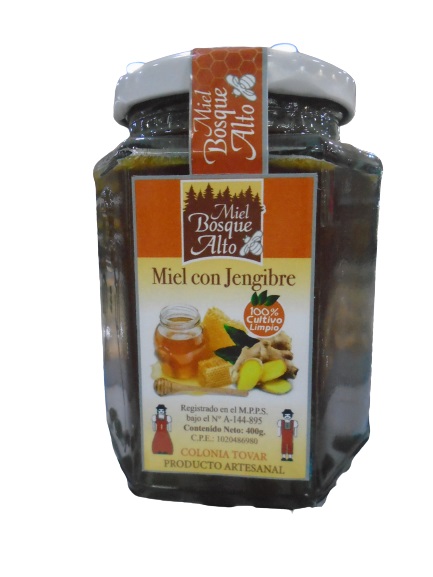 MIEL BOSQUE ALTO 400GR CON JENGIBRE