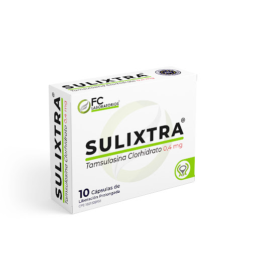 SULIXTRA 0,4MG X 10CAPS TAMSULOSINA FC PHARMA