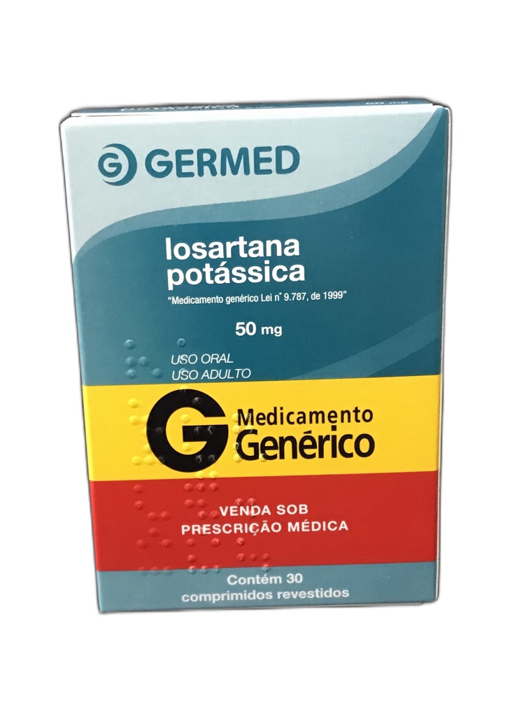 LOSARTAN POTASICO 50MG X 30COMP GERMED