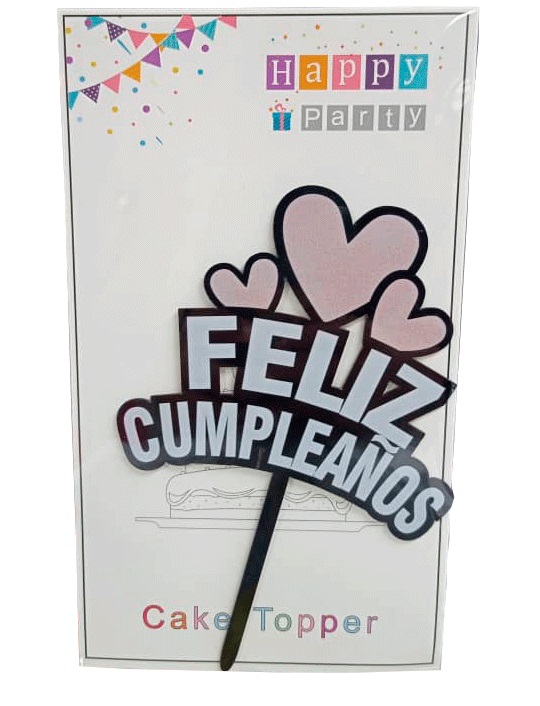 TOPERS DE CUMPLEAÑOS PARA TORTA