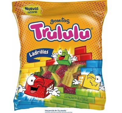 GOMITAS TRULULU 85GR LADRILLOS