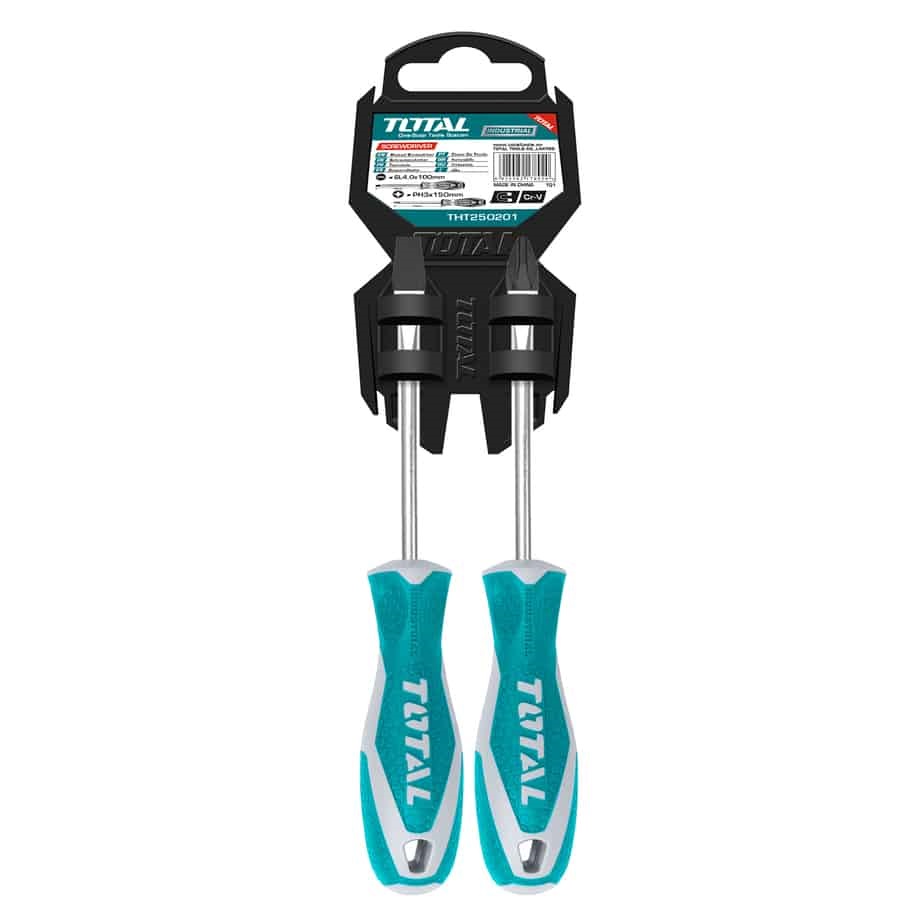 JUEGO DE DESTORNILLADORES TOTAL 2 PZAS