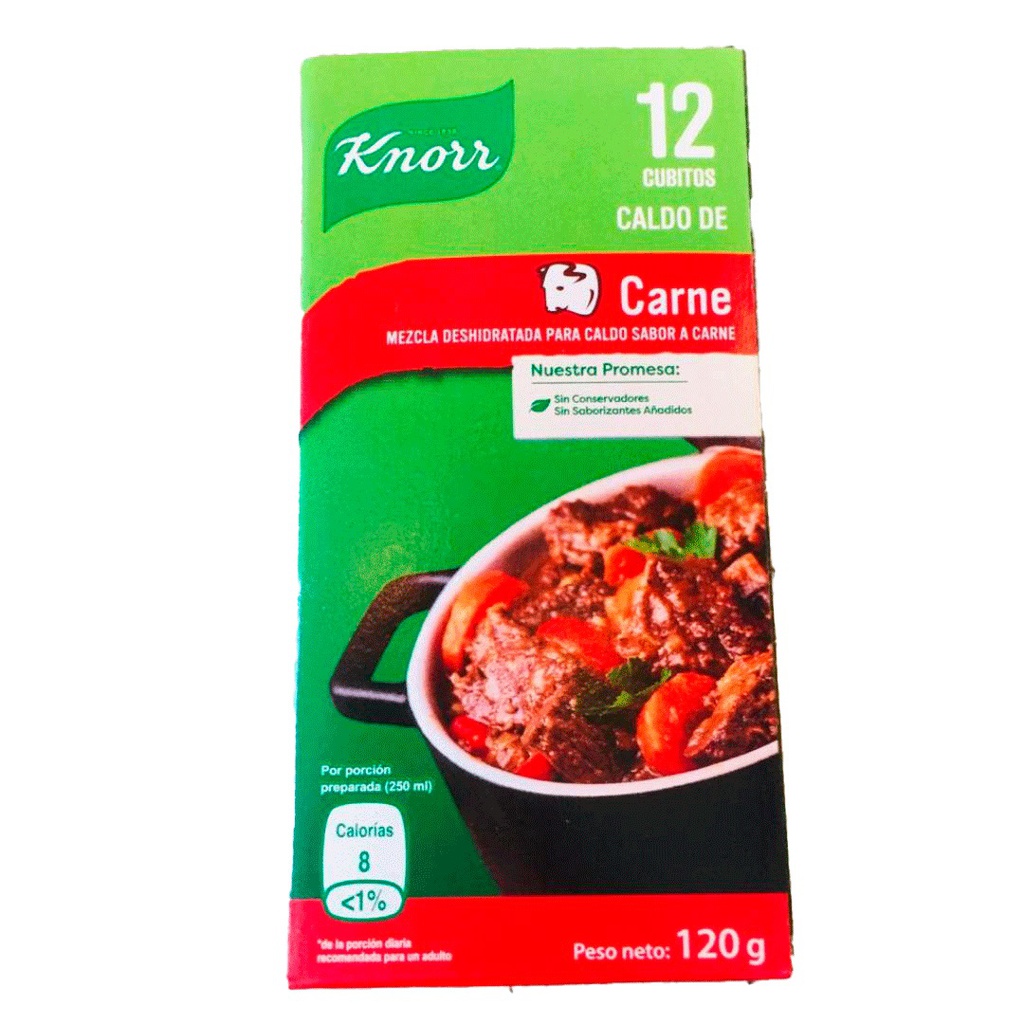CUBITO KNORR 12UND DE CARNE DESHIDRATADO