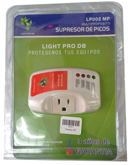 PROTECTOR LIGHTPRO 110V 1TOMA MULTIPRO